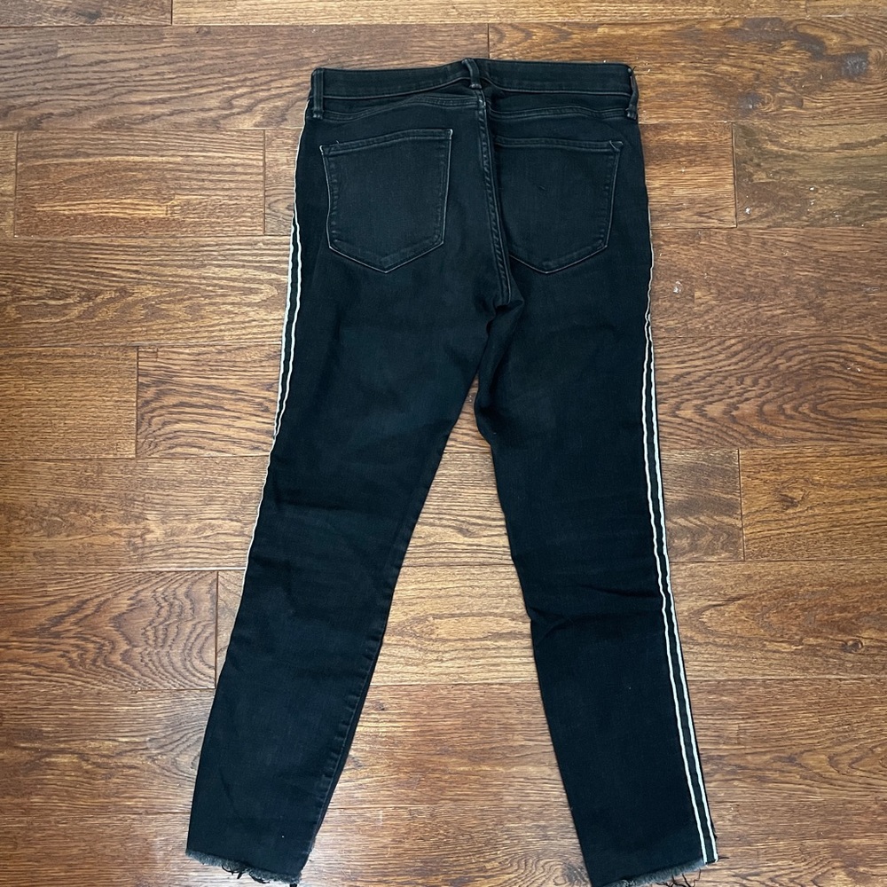 Abercrombie And Fitch Side Stripe Black Pants - image 3
